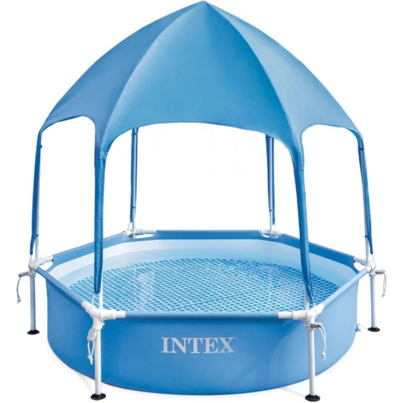 INTEX | Canopy Metal Frame Pool 700 Liters Ages 3+ Yrs | 28209
