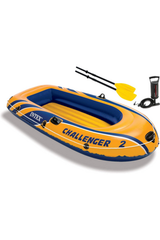 INTEX | Challenger Inflatable Boat Set with Oars + Inflator | 42168367