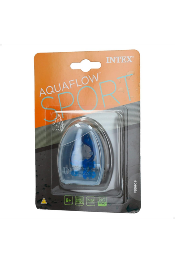 INTEX | Ear Plugs & Nose Clip Combo Set, 1 Pair Plug Age 8+ Yrs | 42155609