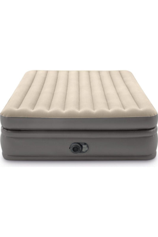 INTEX | Queen Comfort Elevated Airbed With Fiber-Tech Rp (220-240V Internal Pump) 203 x 152 x 51 cm | 42164164