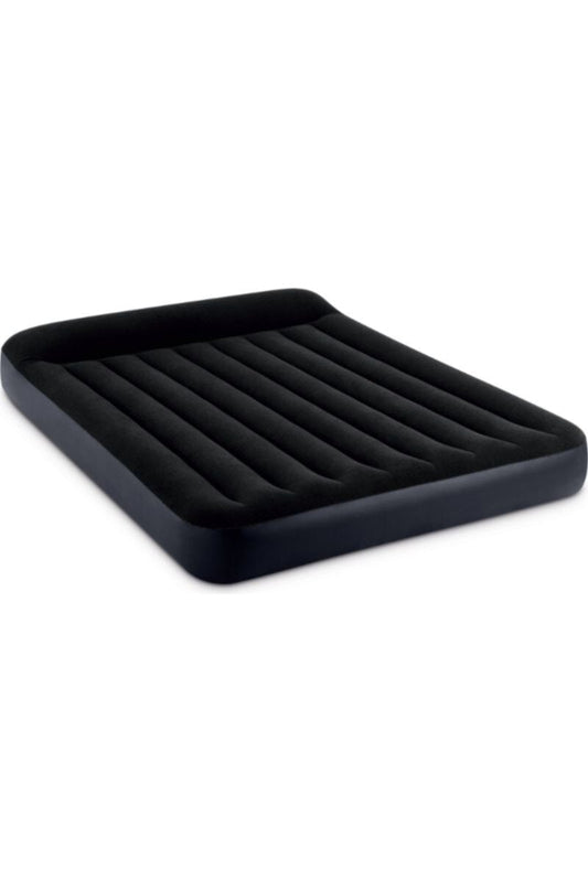 INTEX | Queen Pillow Rest Classic Airbed With Fiber-Tech Rp (220-240V Internal Pump) 203 x 152 x 25 cm | 42164150