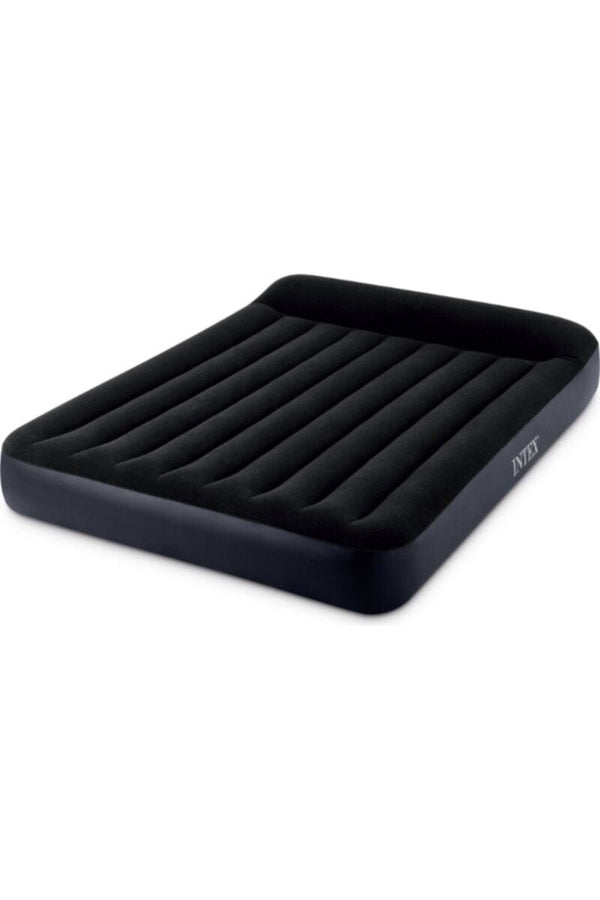 INTEX | Queen Pillow Rest Classic Airbed With Fiber-Tech Rp (220-240V Internal Pump) 203 x 152 x 25 cm | 42164150