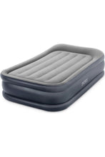 INTEX | Twin Deluxe Pillow Rest Airbed With Fiber-Tech Rp (220-240V Internal Pump) 191 x 99 x 42 cm | 42164132