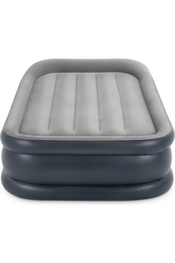 INTEX | Twin Deluxe Pillow Rest Airbed With Fiber-Tech Rp (220-240V Internal Pump) 191 x 99 x 42 cm | 42164132