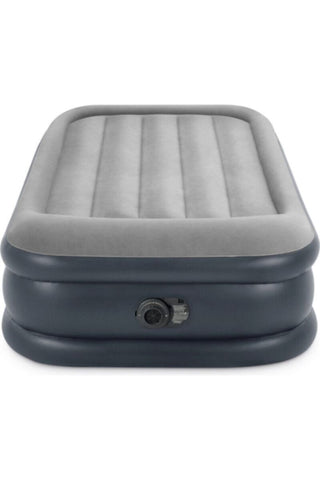 INTEX | Twin Deluxe Pillow Rest Airbed With Fiber-Tech Rp (220-240V Internal Pump) 191 x 99 x 42 cm | 42164132