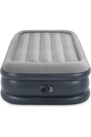 INTEX | Twin Deluxe Pillow Rest Airbed With Fiber-Tech Rp (220-240V Internal Pump) 191 x 99 x 42 cm | 42164132