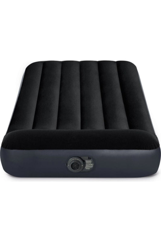 INTEX | Twin Pillow Rest Classic Airbed With Fiber-Tech Rp (220-240V Internal Pump) 191 x 99 x 25 cm | 42164146