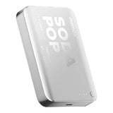 MOMAX | 1-POWER PASS 10000mAh Magnetic Wireless Battery Pack Silver｜IP166S