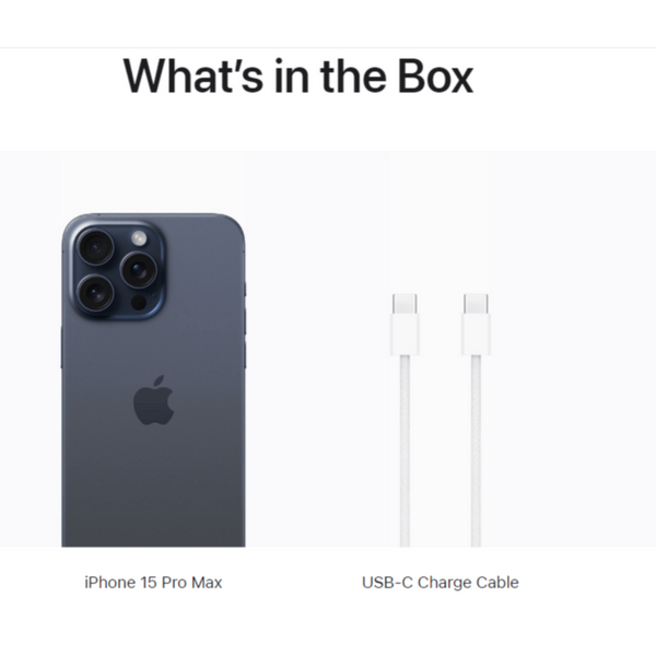 APPLE | Iphone 15 Pro Max 256GB 17cm 6.7"inch Blue Titanium