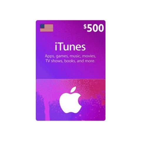 iTunes USA $500 | 58538