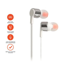 JBL | Wired In-Ear Headphones - Gray | T210
