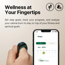 iQibla Smart Zikr ring, JOOD-J01, Polyester - Blue