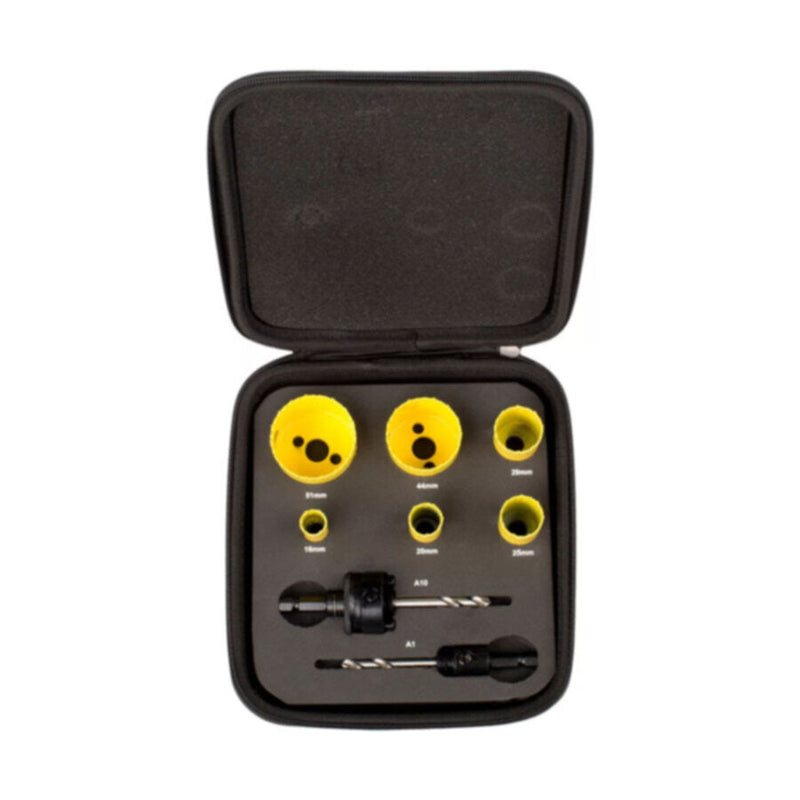 STARRETT | 6 Piece Electricians Fast Cut Bi-Metal Hole Saw Kit | KFC06022