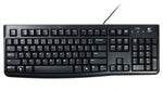 LOGITECH | USB Wired Keyboard | Black | K120