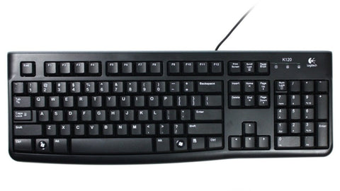 LOGITECH | USB Wired Keyboard | Black | K120