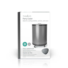 NEDIS | Party Cooler 30 Ltr | 220 - 240 V AC | Aluminum | Adjustable Temperature 0Â°C to 16Â°C | KAPC030SS