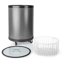 NEDIS | Party Cooler 30 Ltr | 220 - 240 V AC | Aluminum | Adjustable Temperature 0Â°C to 16Â°C | KAPC030SS