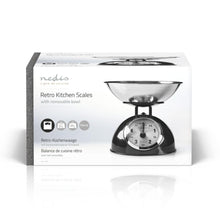 NEDIS | Kitchen Scales Analog Stainless Steel Black | KASC110BK