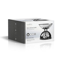 NEDIS | Kitchen Scales Analog Stainless Steel Black | KASC110BK