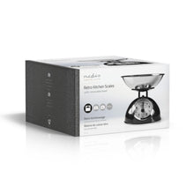 NEDIS | Kitchen Scales Analog Stainless Steel Black | KASC110BK