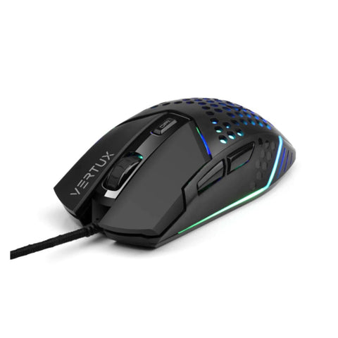 VERTUX | 6 Buttons Hex-Shell Wired RGB LED Gaming Mouse 6400 DPI | KATANA