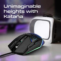 VERTUX | 6 Buttons Hex-Shell Wired RGB LED Gaming Mouse 6400 DPI | KATANA