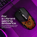 VERTUX | 6 Buttons Hex-Shell Wired RGB LED Gaming Mouse 6400 DPI | KATANA