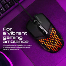 VERTUX | 6 Buttons Hex-Shell Wired RGB LED Gaming Mouse 6400 DPI | KATANA