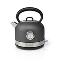 NEDIS | Electric Kettle 1.7Ltr Stainless Steel Grey | KAWK310EGY