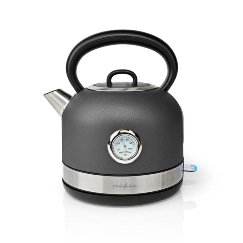 NEDIS | Electric Kettle 1.7Ltr Stainless Steel Grey | KAWK310EGY