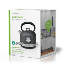 NEDIS | Electric Kettle 1.7Ltr Stainless Steel Grey | KAWK310EGY