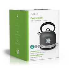NEDIS | Electric Kettle 1.7Ltr Stainless Steel Grey | KAWK310EGY