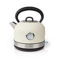 NEDIS | Electric Kettle 1.7Ltr Stainless Steel White | KAWK310EWT