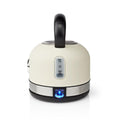 NEDIS | Electric Kettle 1.7Ltr Stainless Steel White | KAWK310EWT