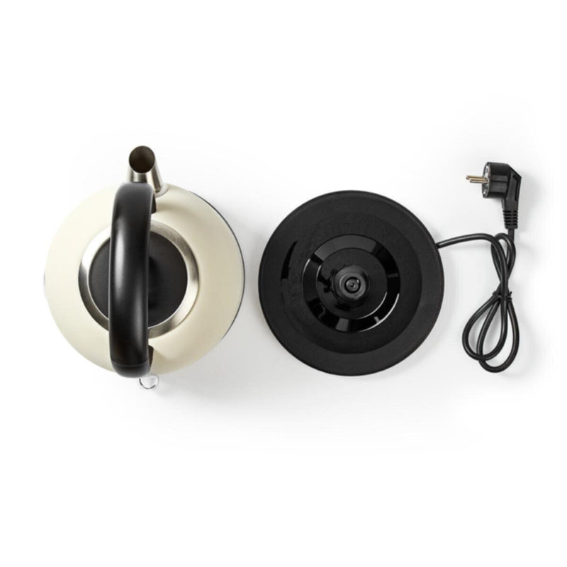 NEDIS | Electric Kettle 1.7Ltr Stainless Steel White | KAWK310EWT