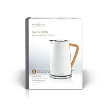 NEDIS | Electric Kettle 1.7ltr Soft-Touch Rotatable 360 degrees White | KAWK510EWT