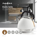 NEDIS | Electric Kettle 1.8ltr Soft-Touch Rotatable 360 degrees White | KAWK520EWT