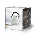 NEDIS | Electric Kettle 1.8ltr Soft-Touch Rotatable 360 degrees White | KAWK520EWT