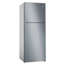 BOSCH | Serie 4 Free-Standing Double Door Fridge 550Ltrs 186x70 cm Stainless Steel Look | KDN55NL20M