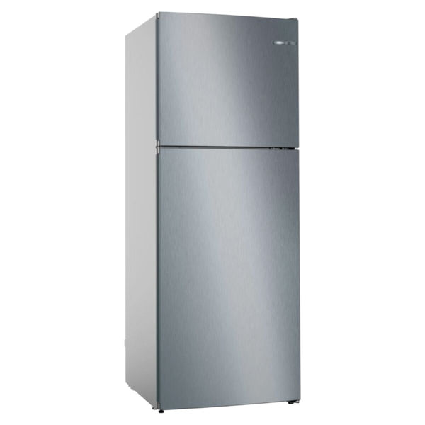 BOSCH | Serie 4 550Ltrs Free-Standing Fridge with Freezer at Top 186x70cm Stainless Steel Look | KGN55VL20M