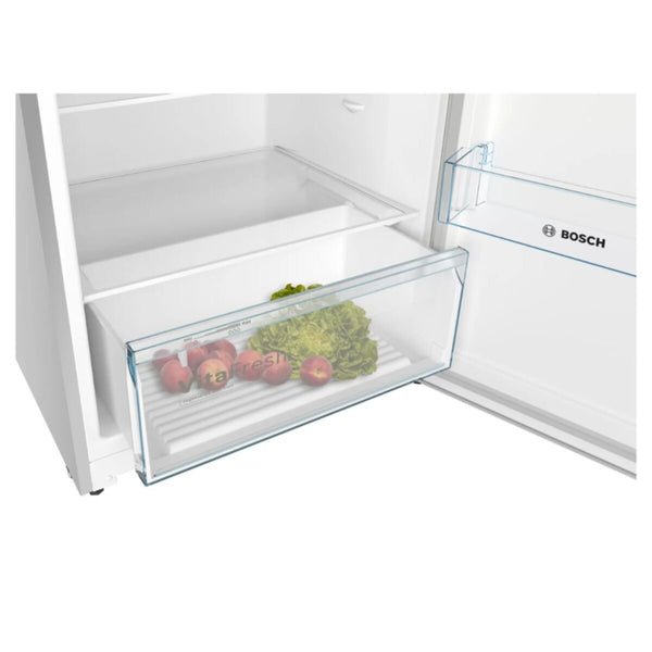 BOSCH | Serie 4 550Ltrs Free-Standing Fridge with Freezer at Top 186x70cm Stainless Steel Look | KGN55VL20M