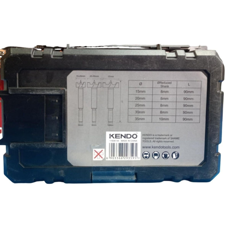 KENDO | 8mm 5pcs Router Bits Set