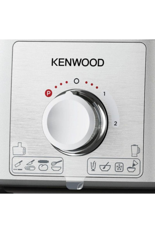 KENWOOD | Multi-Functional Food Processor With 3 Stainless Steel Disks 1000W FDP65.880SI Silver | TE0199878