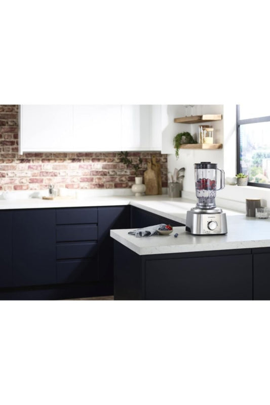 KENWOOD | Multi-Functional Food Processor With 3 Stainless Steel Disks 1000W FDP65.880SI Silver | TE0199878