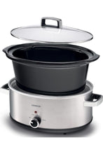 KENWOOD | Slow Rice Cooker 300W 6.5Ltr With 3 Heat Settings (Low/High/Warm) SCM70.000SS Silver | TE0185660