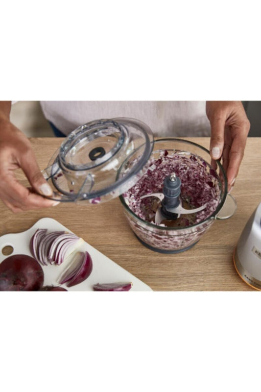 KENWOOD | Glass Chopper 500W With 1.2 Ltr Glass Bowl CHP62.400SI | TE0205025