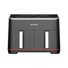 SHARP | Dual Drawer Air Fryer 8L LED Display | KF-DF80RT-K3