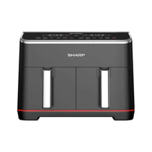 SHARP | Dual Drawer Air Fryer 8L LED Display | KF-DF80RT-K3