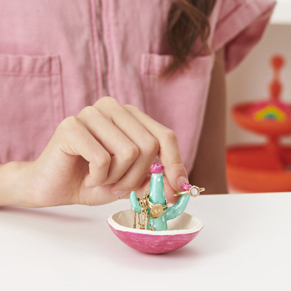 COOL MAKER | Clay Your Way Pottery Craft Kit with 6 Air Dry Clay Discs| IBD106TOY02666