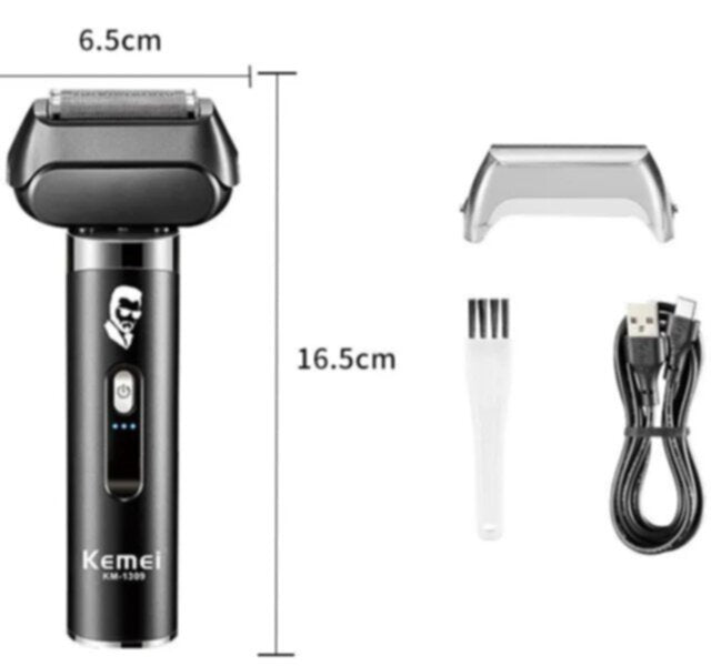 KEMEI | Fast Speed Rechargeable Electric Shaver | KM-1309